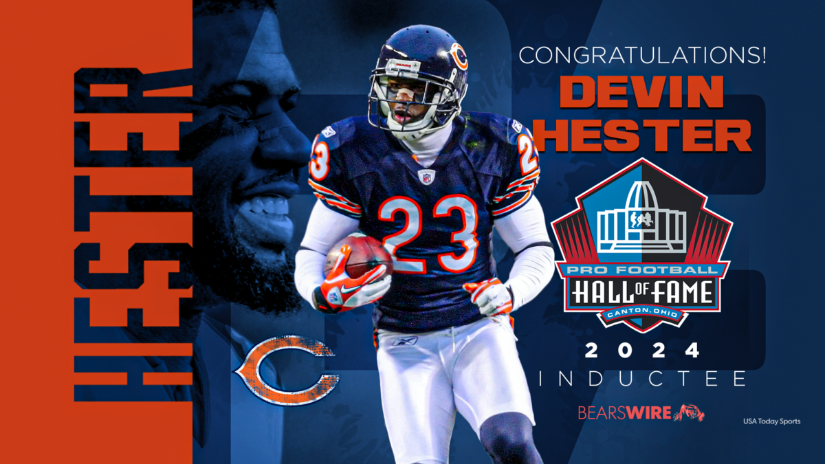 Bears legend Devin Hester reacts to Pro Football Hall of Fame announcement