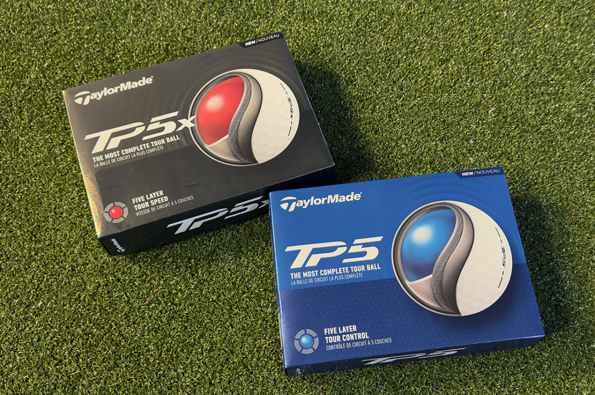 TaylorMade TP5, TP5x balls (2024)