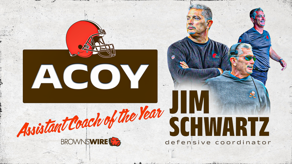 Browns DC Jim Schwartz wins NFL Assistant Coach of the Year Award