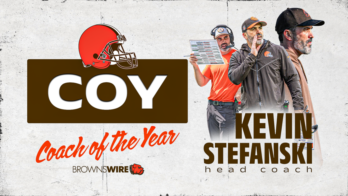 Browns HC Kevin Stefanski wins second NFL Coach of the Year Award in four years