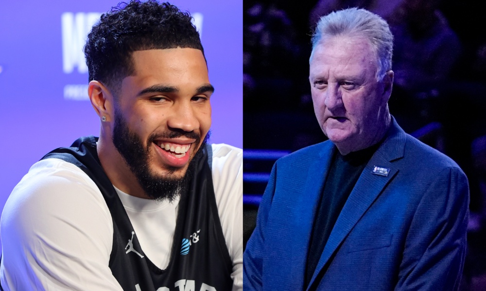 Jayson Tatum finally met Larry Bird at the NBA All-Star Game despite years of playing for the Celtics