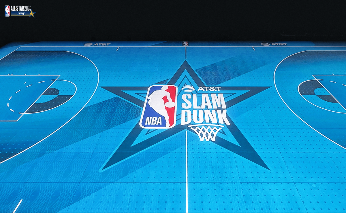 The NBA unveiled a jaw-dropping LED court for All-Star Weekend and the future is here