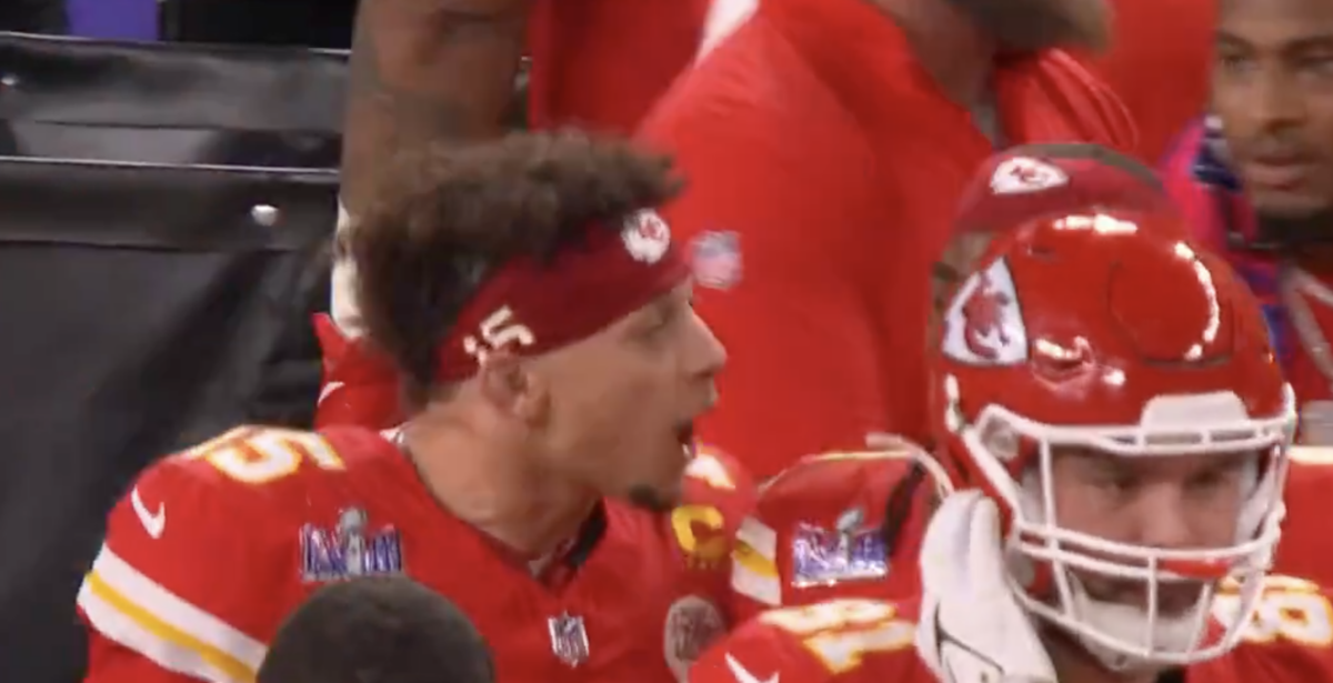 Patrick Mahomes and Rashee Rice had a heated discussion after missing a potential Super Bowl-winning TD
