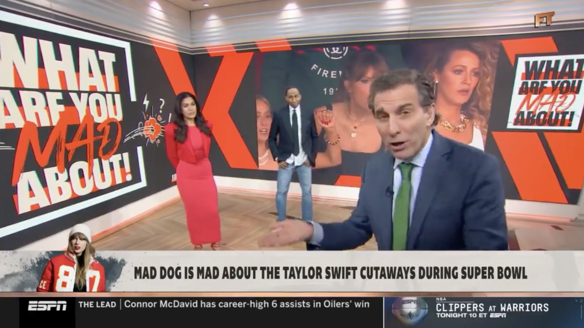 Chris Russo’s nonsensical rant about Taylor Swift was actually longer than her Super Bowl screen time