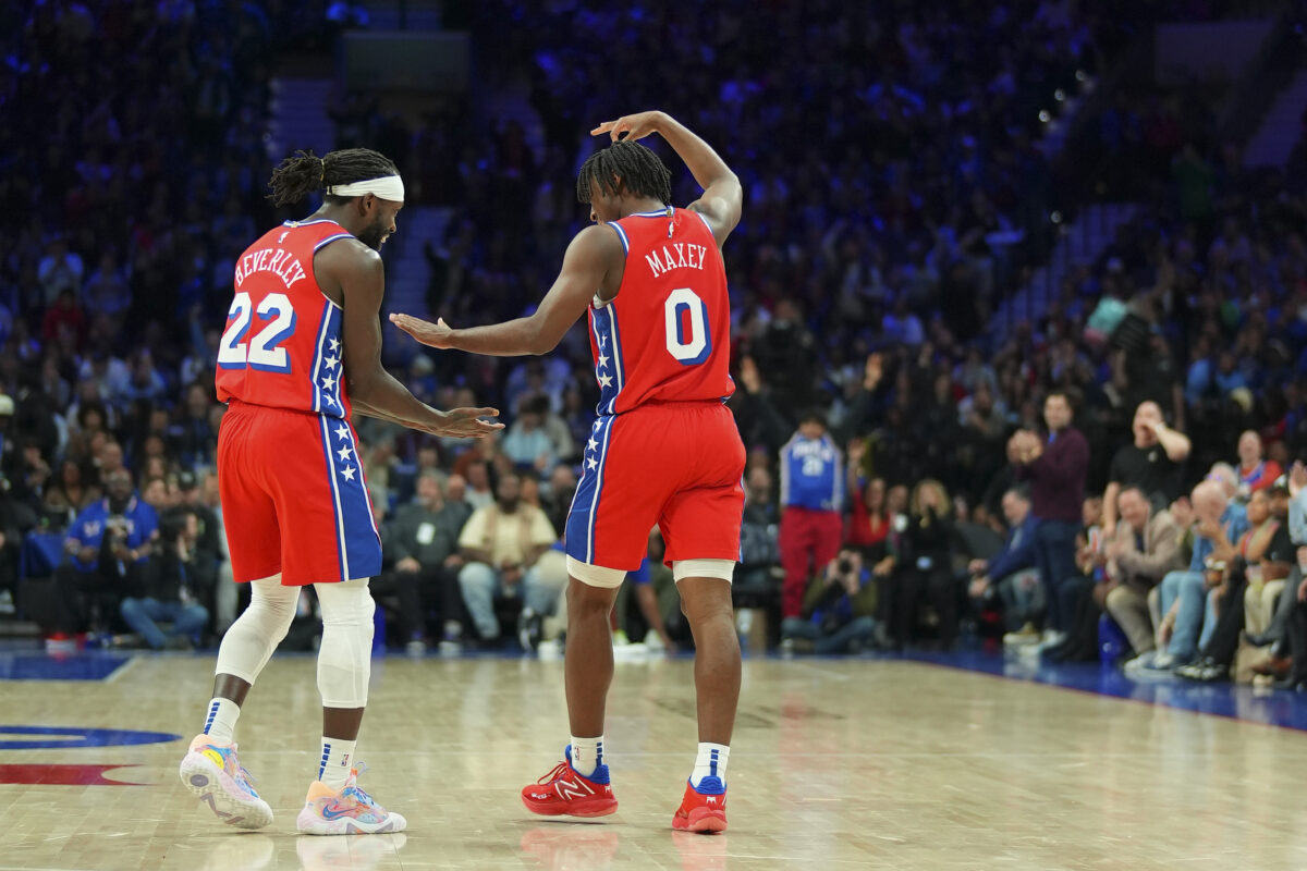 Tyrese Maxey excited to see former Sixers teammate Patrick Beverley