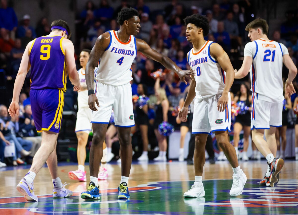 Trio of top Gators discuss victory over LSU Tigers on Tuesday night
