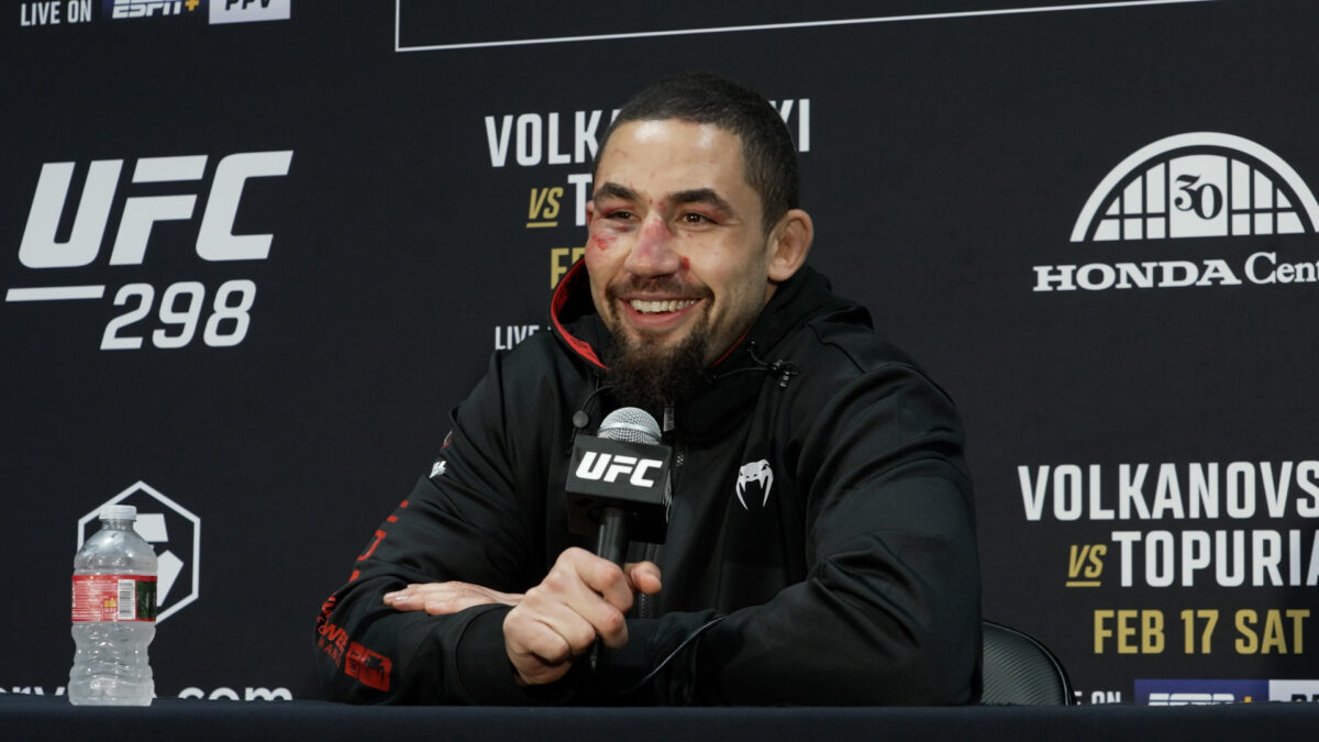 Robert Whittaker indifferent about potential Sean Strickland matchup, unfazed by trash talk: ‘He’s not that bad’