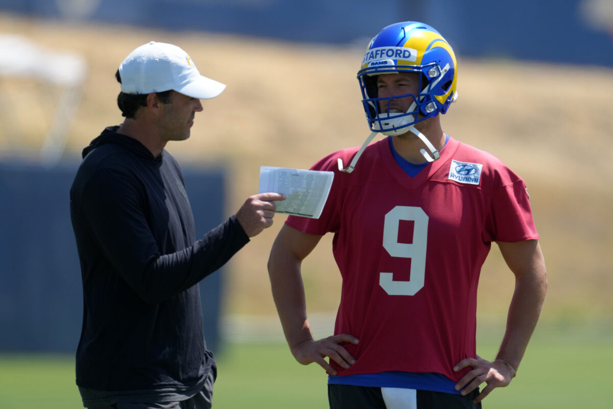 Falcons OC Zac Robinson: Matthew Stafford is ‘the smartest guy I’ve been around’