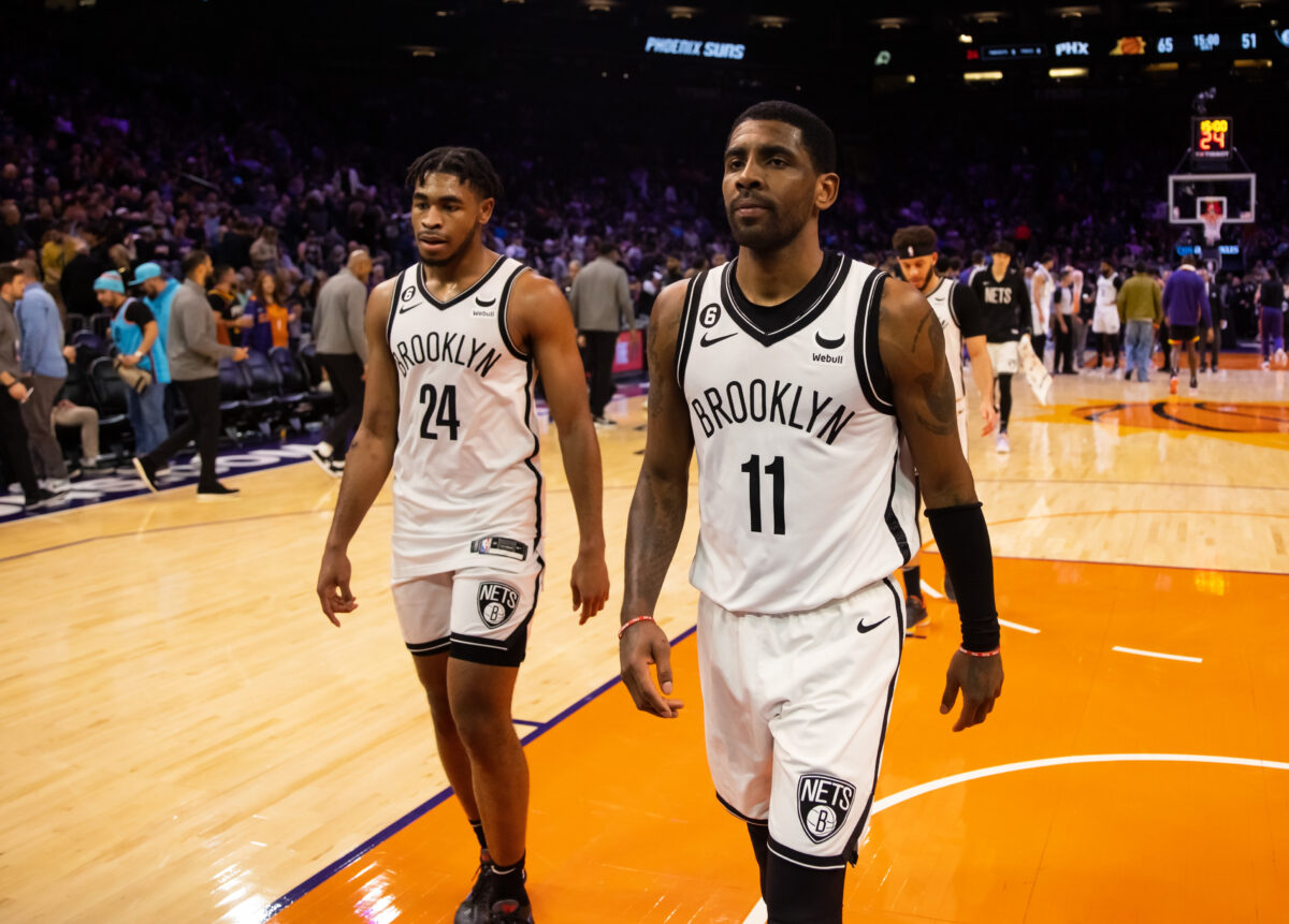 Nets’ Jacque Vaughn, Cam Thomas preview Kyrie Irving’s return to Brooklyn