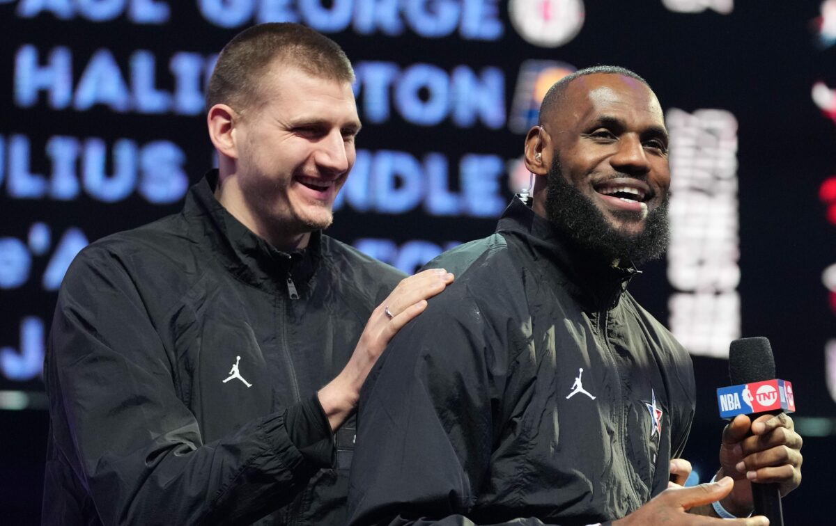 LeBron James told the corniest joke about his first All-Star Game and Nikola Jokić ate it all up