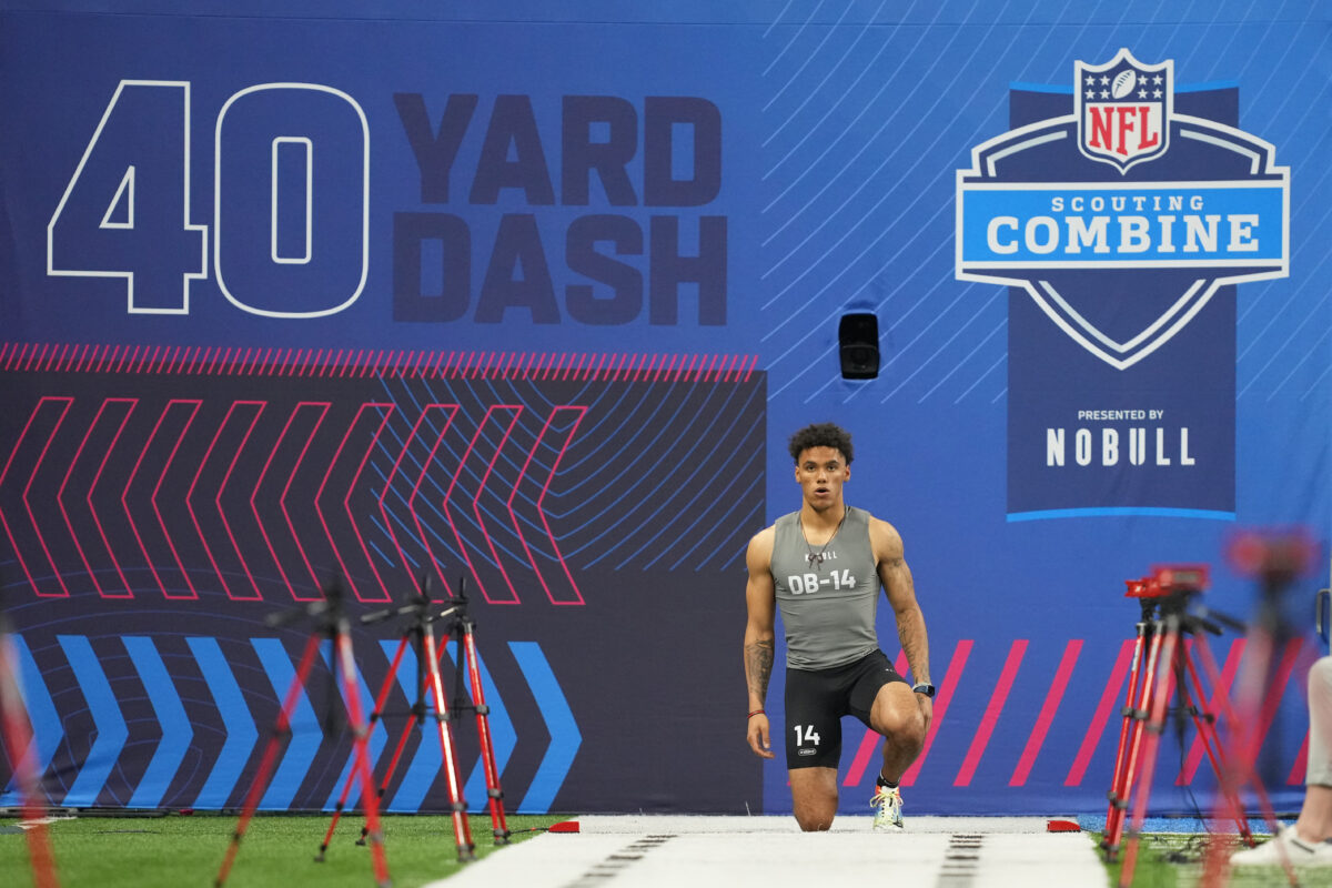 Which school is sending the most players to the 2024 NFL combine?