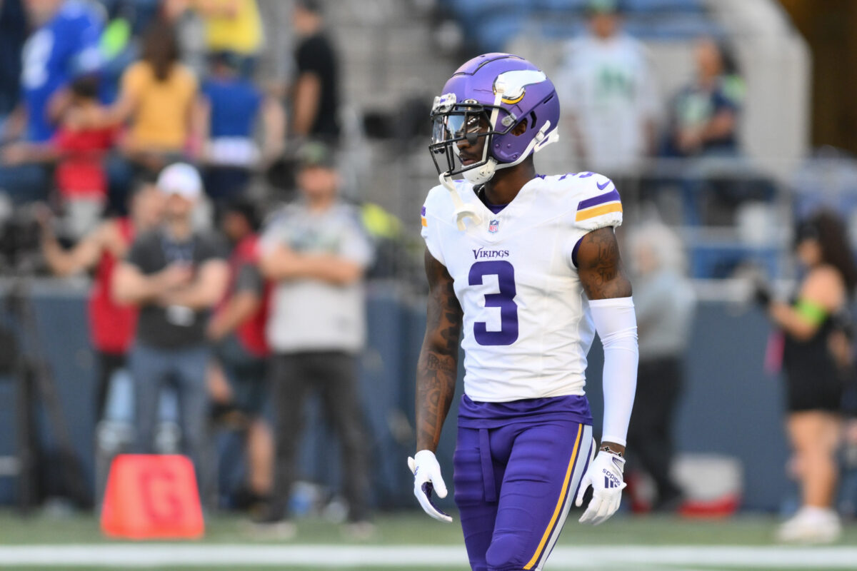 Jordan Addison discusses Kirk Cousins and Caleb Williams as QBs with Vikings