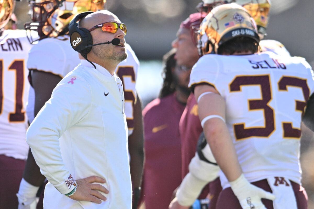 Report: P.J. Fleck may leave Minnesota for another Big Ten job