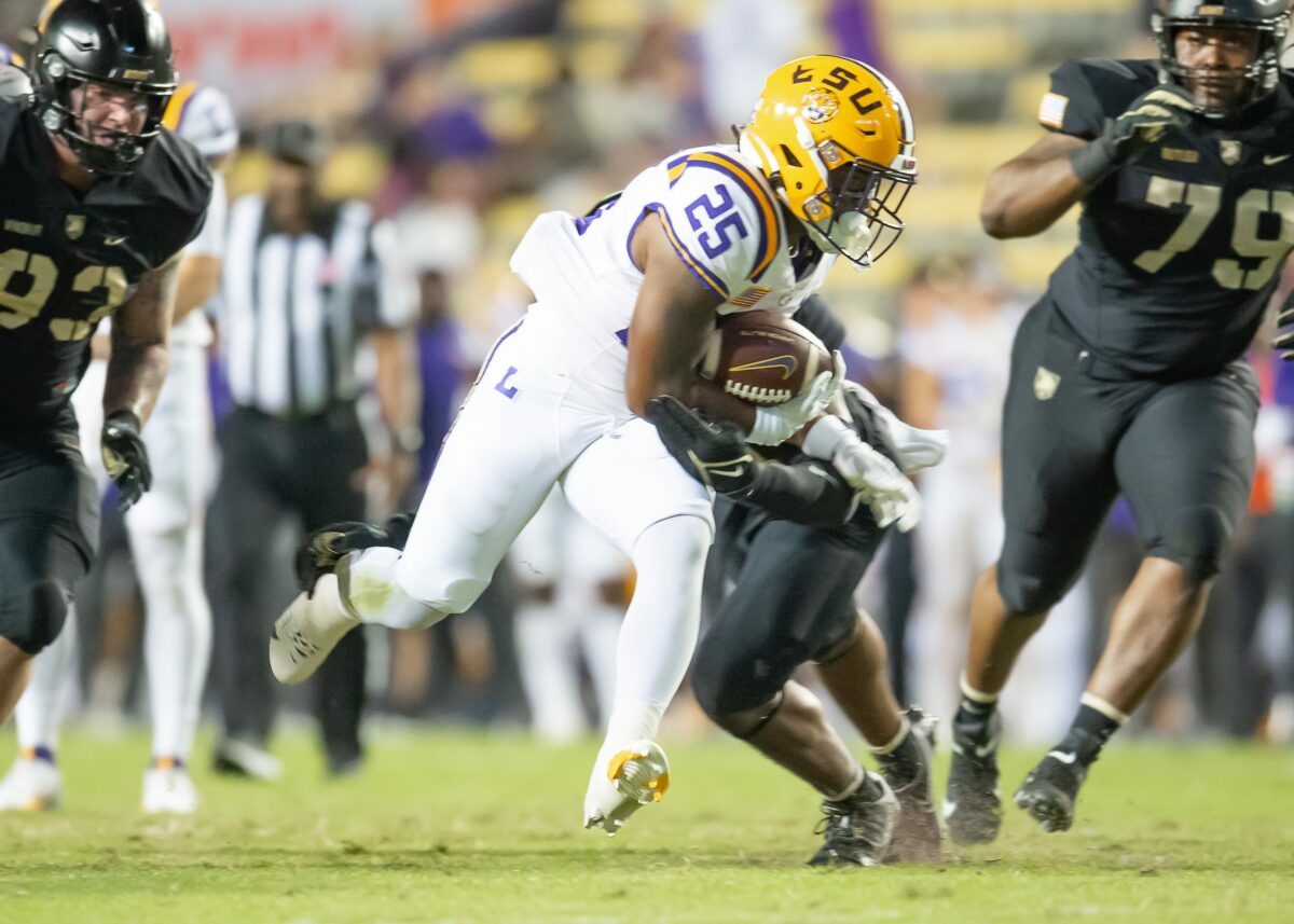 BREAKING: LSU suspends RB Trey Holly indefinitely following arrest in shooting