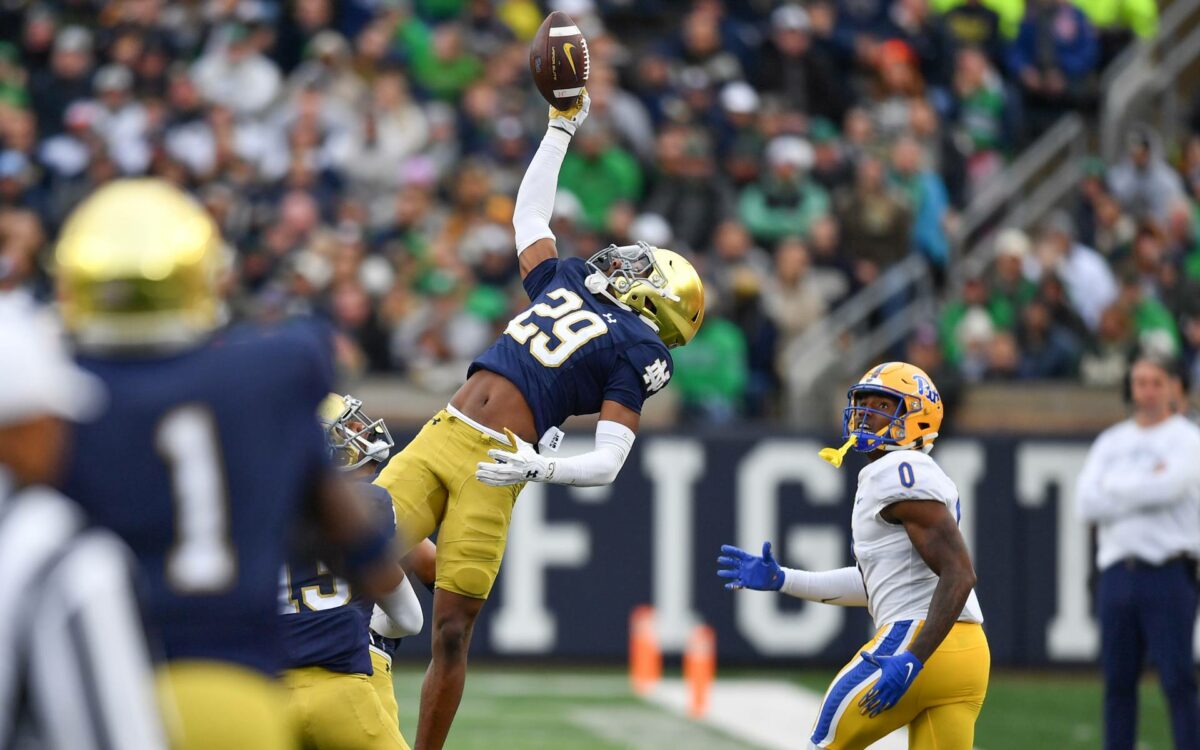 Notre Dame freshman grades out near the top of true freshman at his position