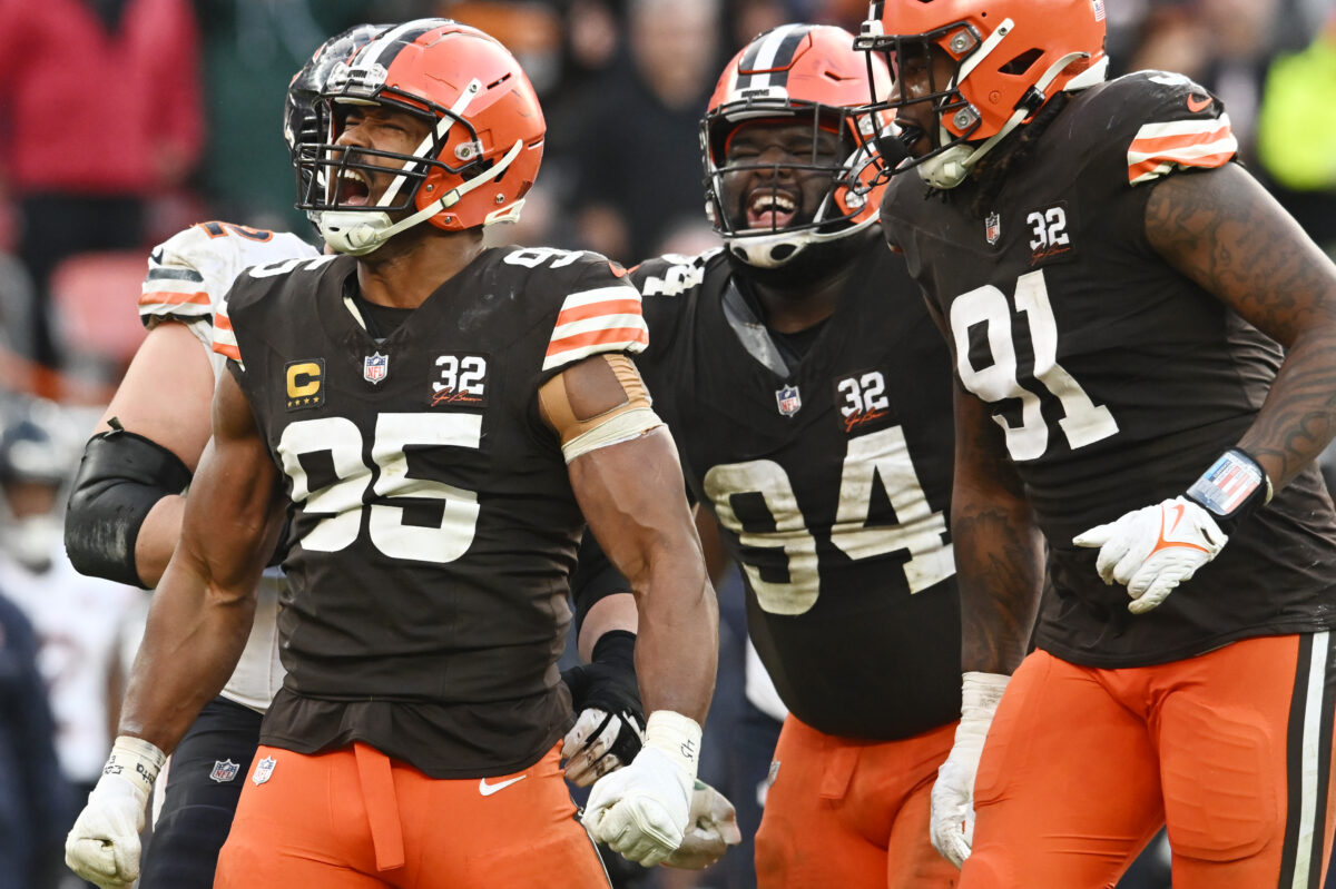 Browns fans rejoice on as Myles Garrett wins NFL Defensive Player of the Year