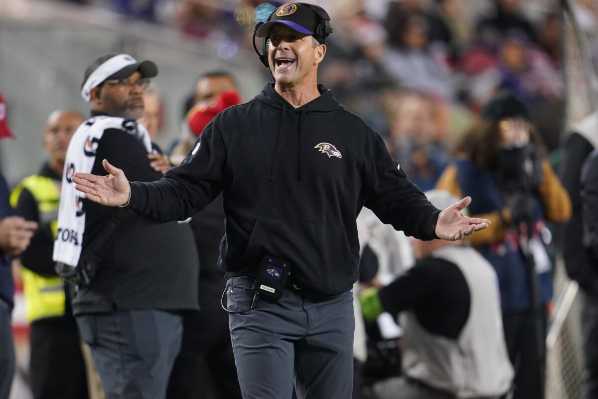 Ravens’ HC John Harbaugh finishes fourth in AP NFL Coach of the Year voting