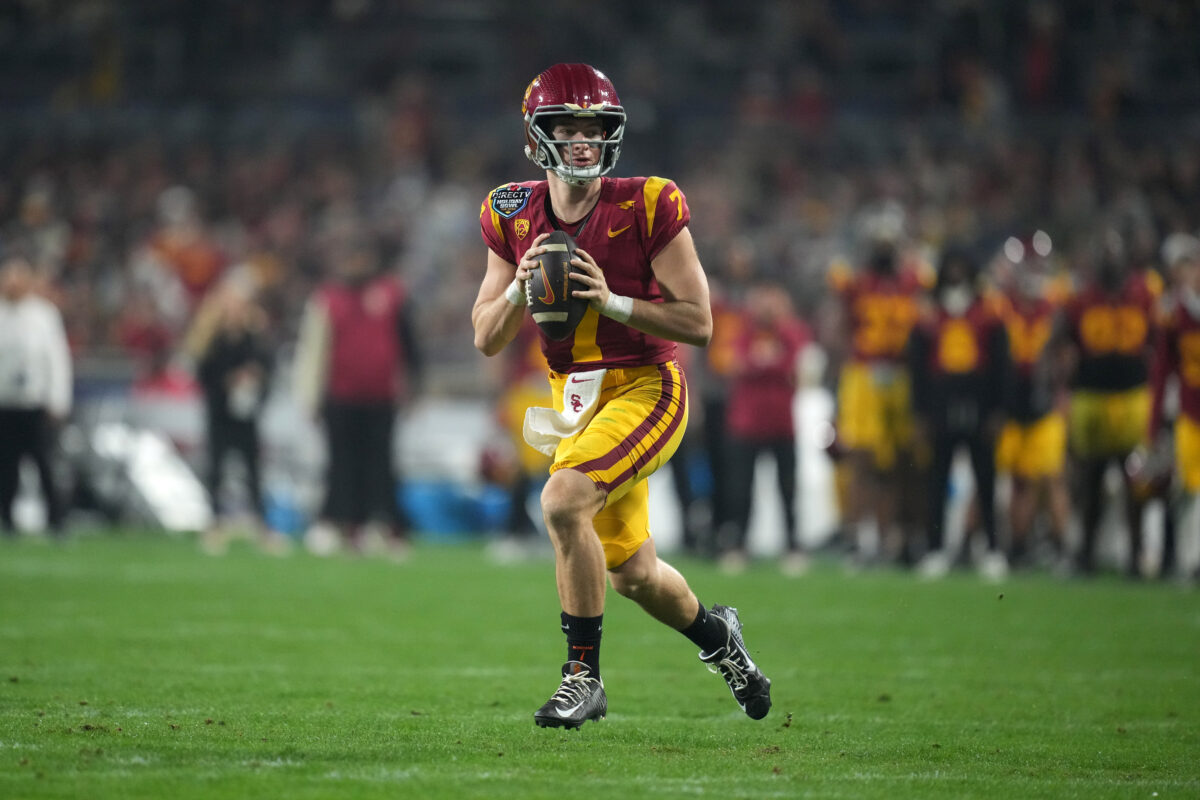 Miller Moss is good at throwing checkdowns, but he will need to do more than that at USC