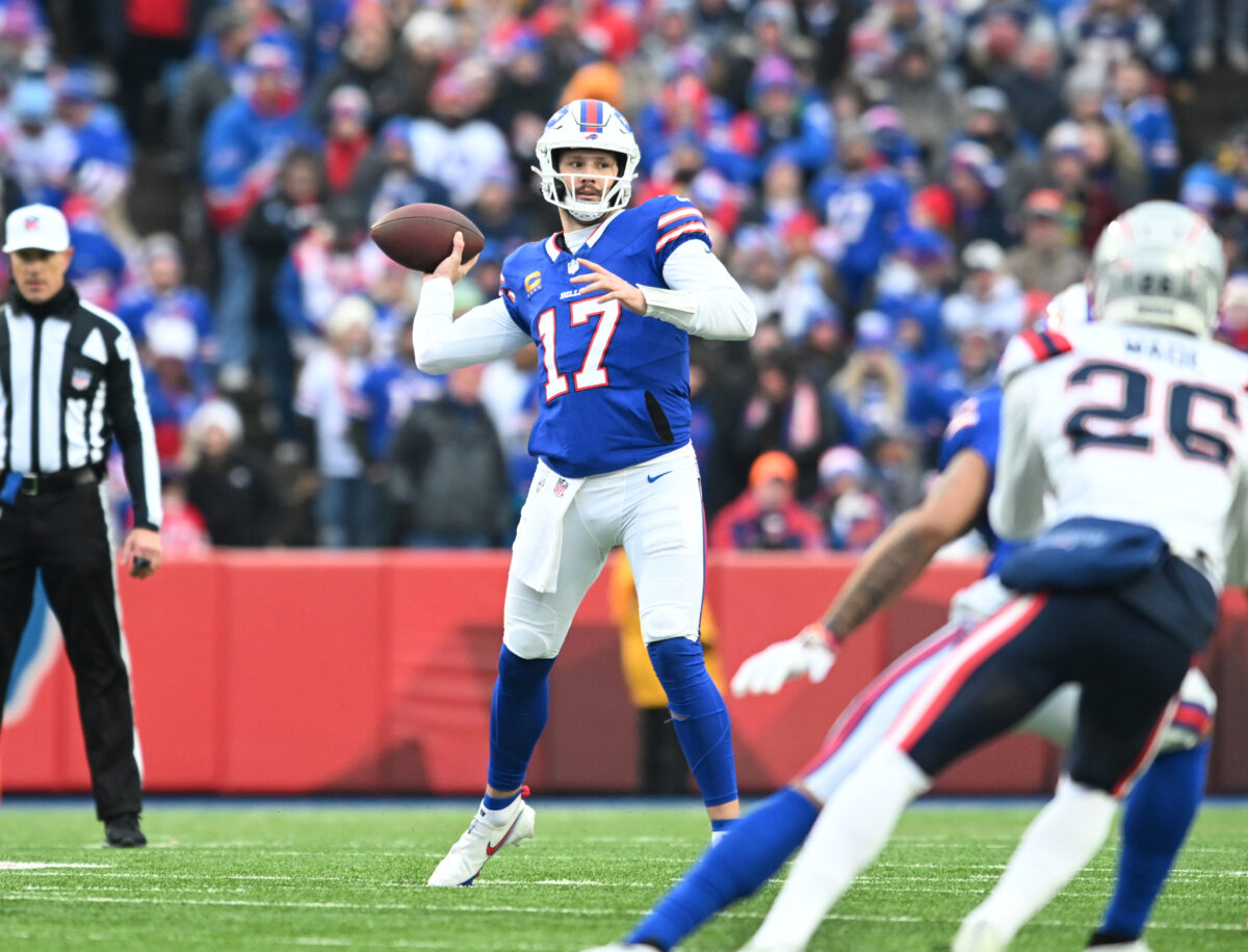 Where Josh Allen, Stefon Diggs, James Cook stats ranked at end of 2023 season