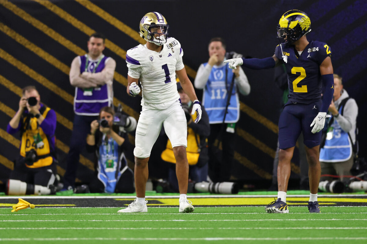 2 receivers in top 5 of Daniel Jeremiah’s 1st 2024 NFL draft prospect rankings