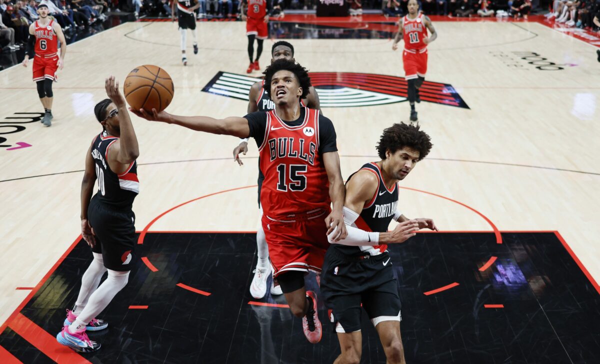 Rookie Julian Phillips praised after Bulls win over Trail Blazers