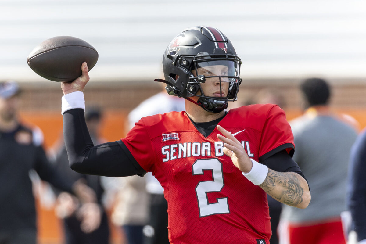 South Carolina QB Spencer Rattler launches himself up draft boards with big Senior Bowl performance