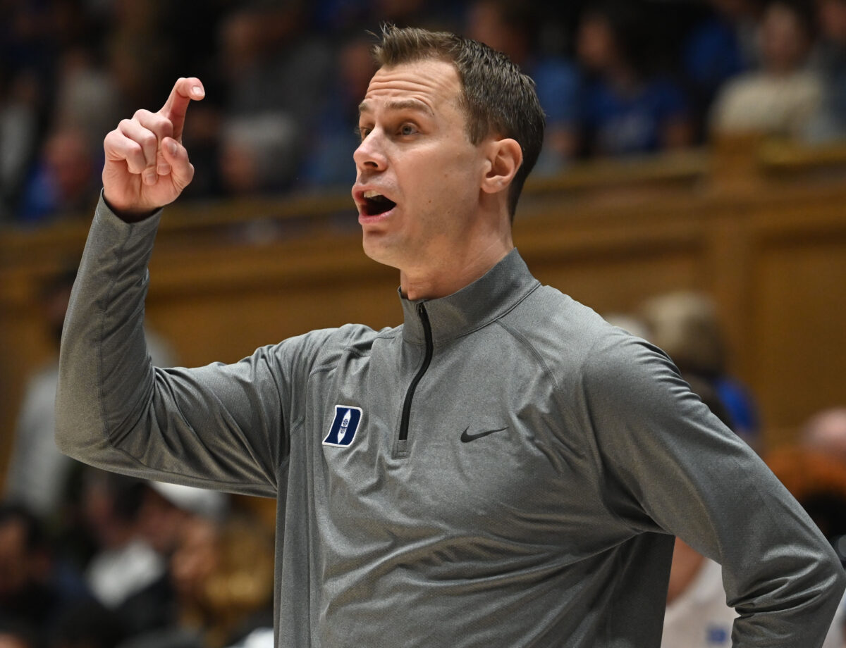 Where is Duke in the latest USA TODAY Sports bracket projection?