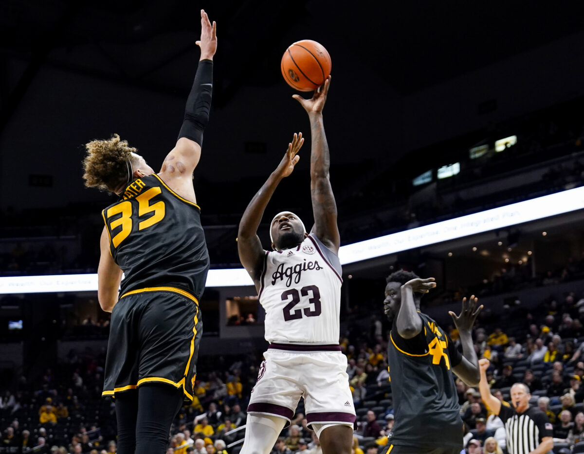 According to Joe Lunardi, Texas A&M is now projected to face one of its bitter rivals in the NCAA Tournament