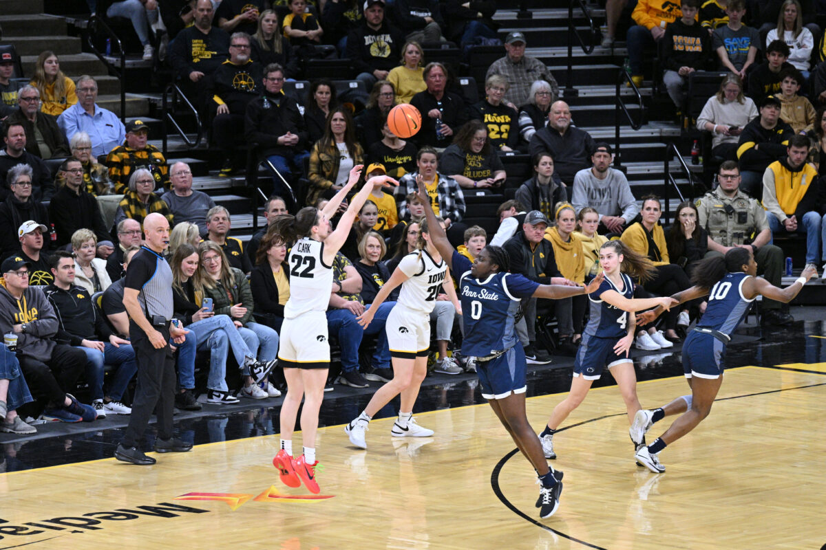 Iowa vs. Penn State the most-watched women’s event in Big Ten Network history