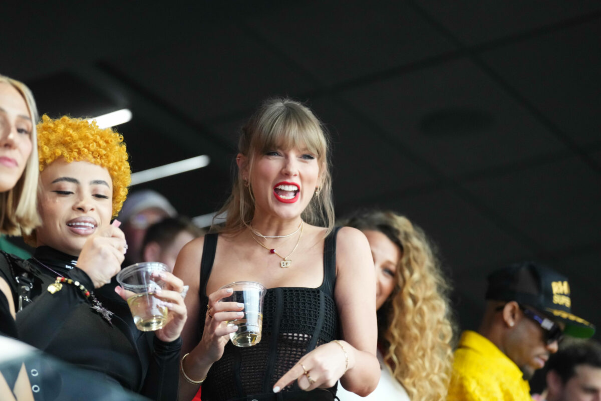 Taylor Swift stuns in images from Super Bowl 58