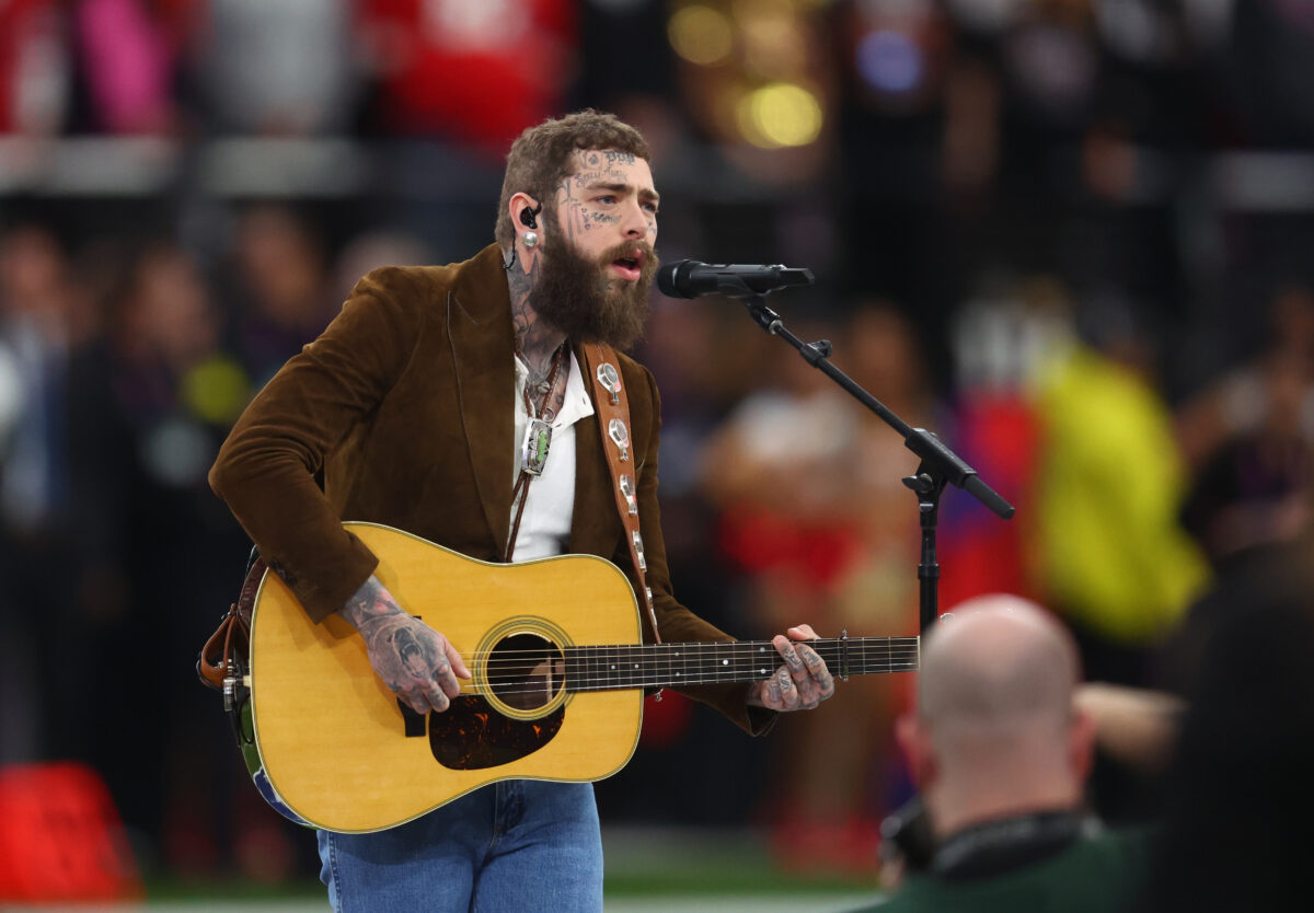 Post Malone performed America The Beautiful at the Super Bowl and now fans want a country album