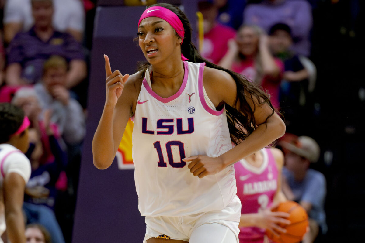 LSU’s Angel Reese earns SEC Player of the Week honors for 10th time