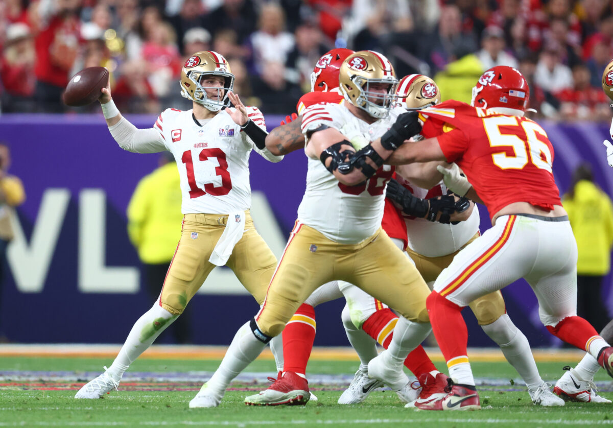 Kyle Shanahan shares praise for 49ers QB Brock Purdy after Super Bowl loss vs. Chiefs