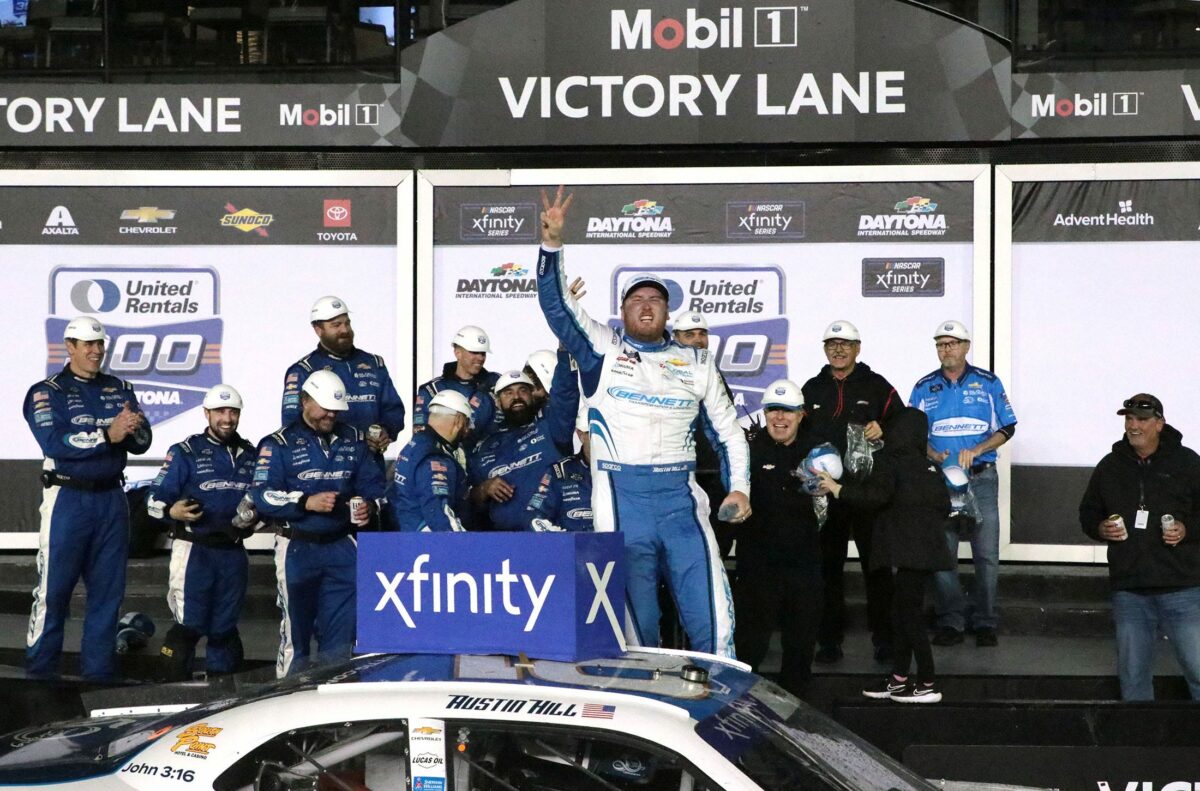 Austin Hill wins Xfinity race at Atlanta, opens 2024 with back-to-back victories