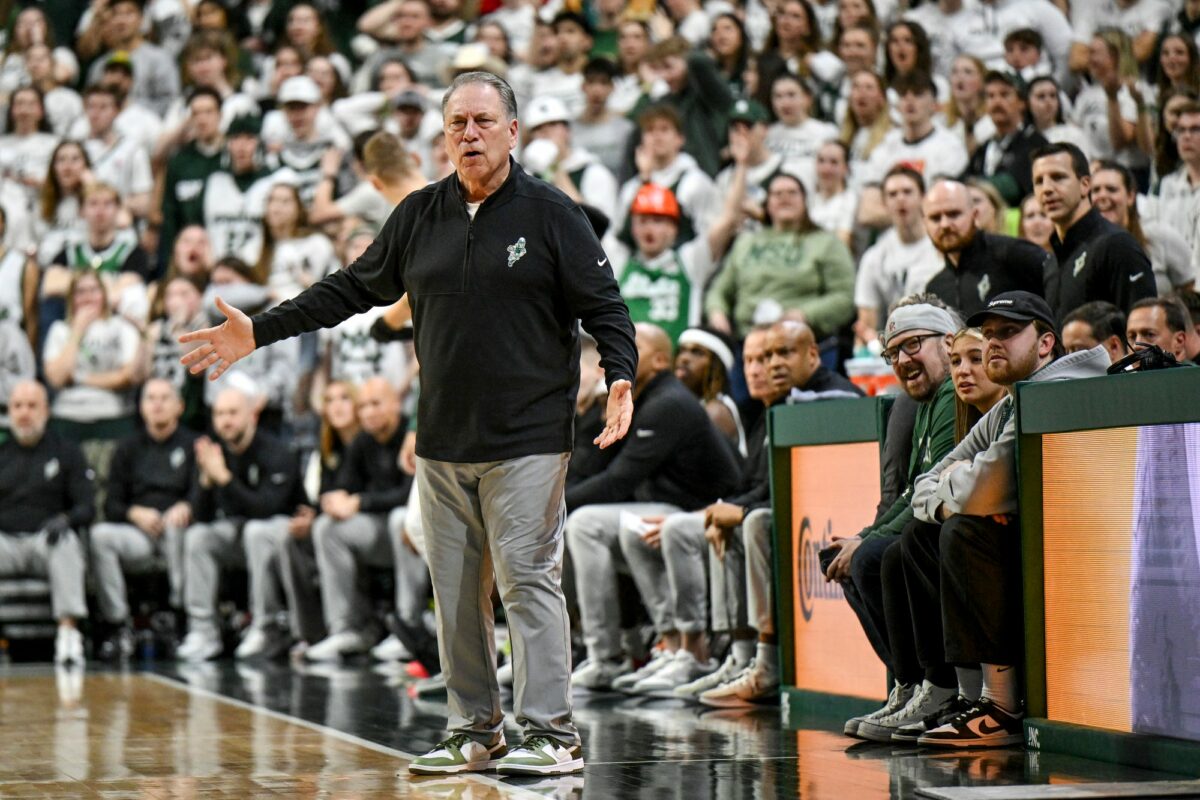 Quotes: Tom Izzo reviews Michigan State basketball’s home loss to Iowa