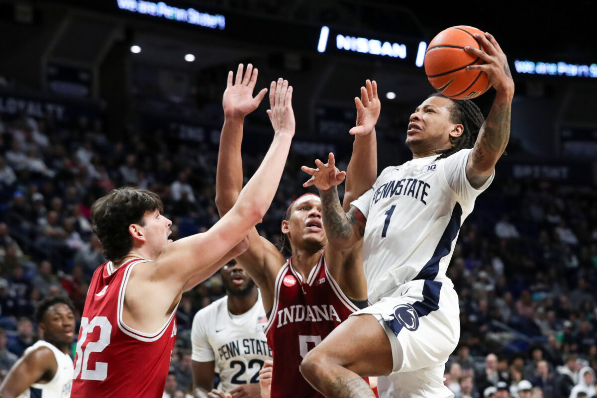 Best photos as Penn State basketball tops Indiana in the Bryce Jordan Center