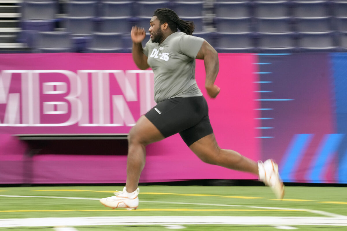 Social media reacts to T’Vondre Sweat’s 40-yard dash time