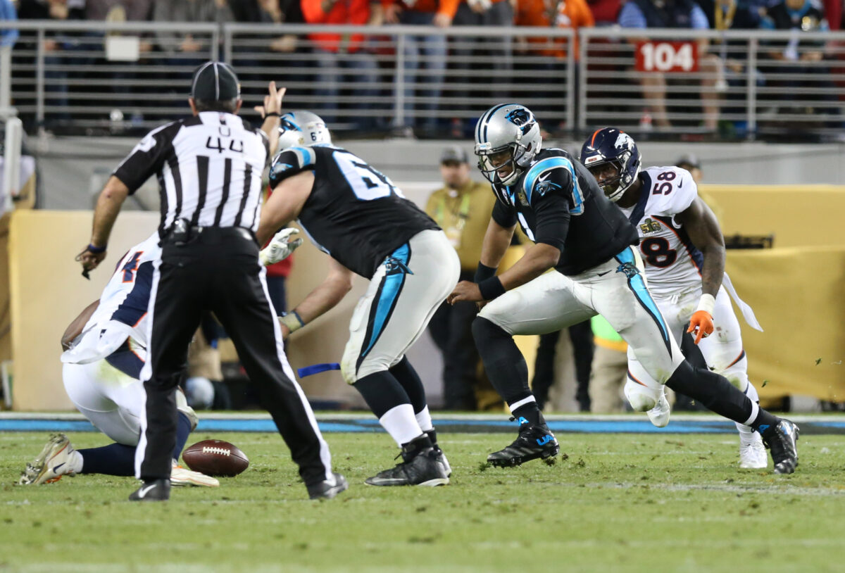 Cam Newton regrets not jumping on infamous fumble in Super Bowl 50