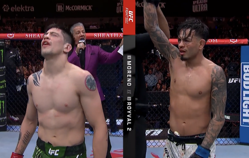 Social media reacts to Brandon Royval’s upset of Brandon Moreno in UFC Fight Night 237 rematch