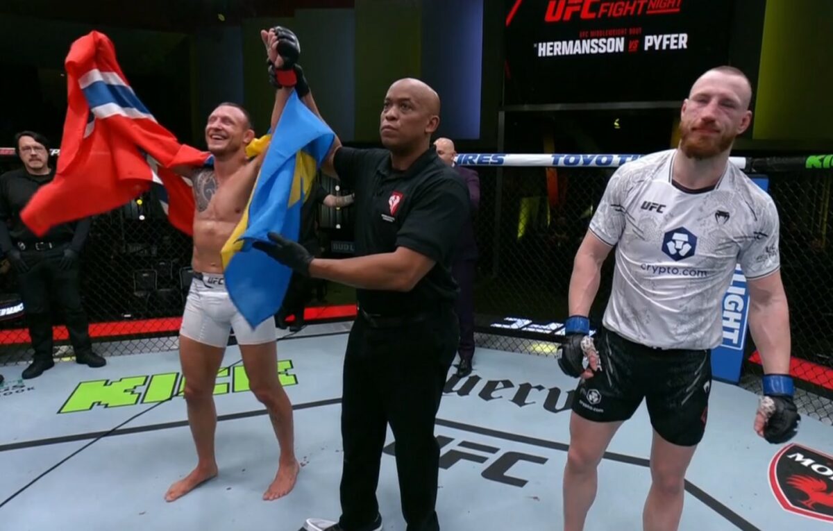 UFC Fight Night 236 results: Jack Hermansson shifts momentum to win decision over Joe Pyfer