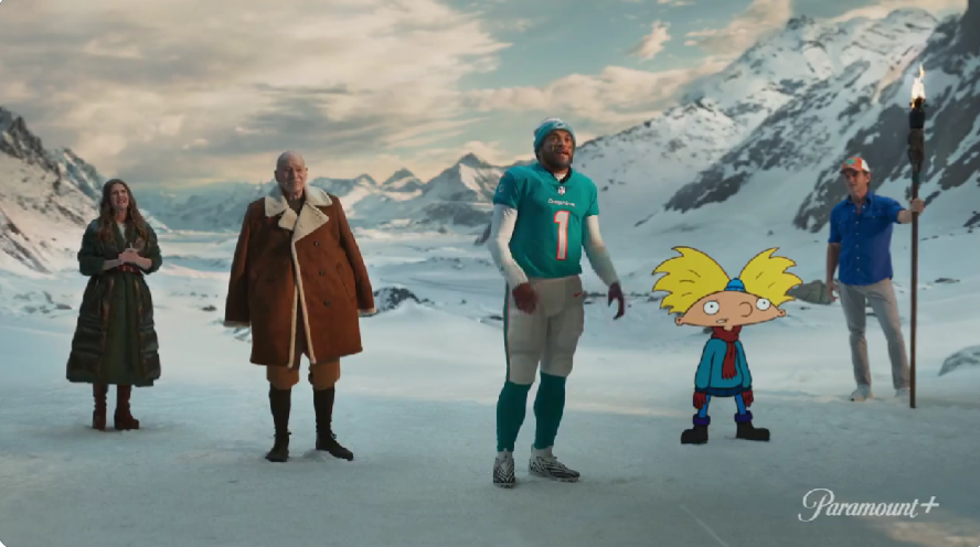 Patrick Stewart confuses Tua Tagovailoa, throws Hey Arnold like a football in latest Paramount+ ad