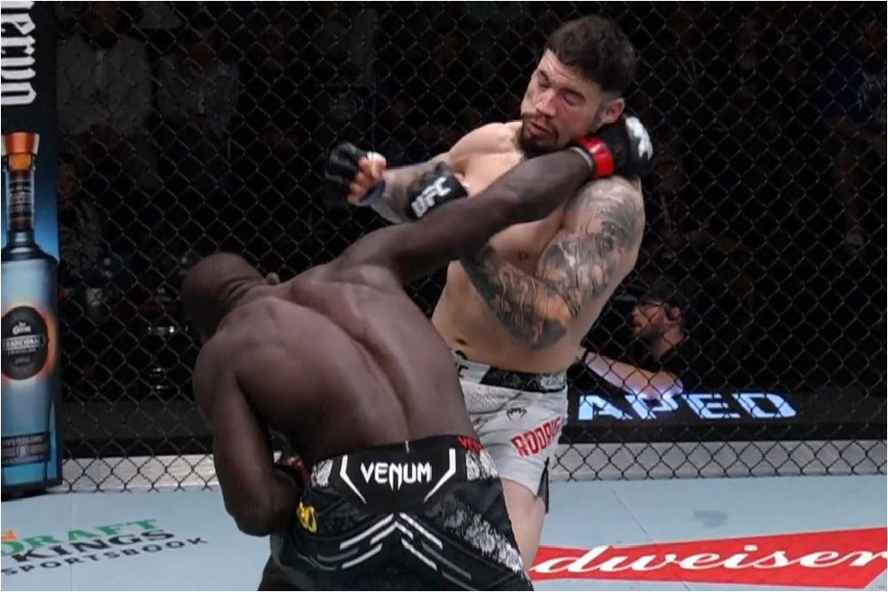 UFC Fight Night 235 video: Themba Gorimbo starches Pete Rodriguez for 32-second TKO