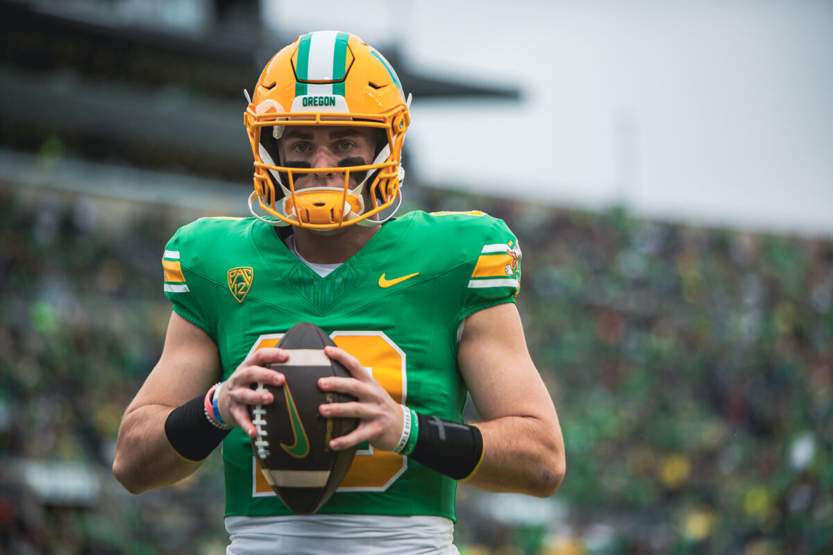 Betting odds released for which NFL team will draft Oregon QB Bo Nix