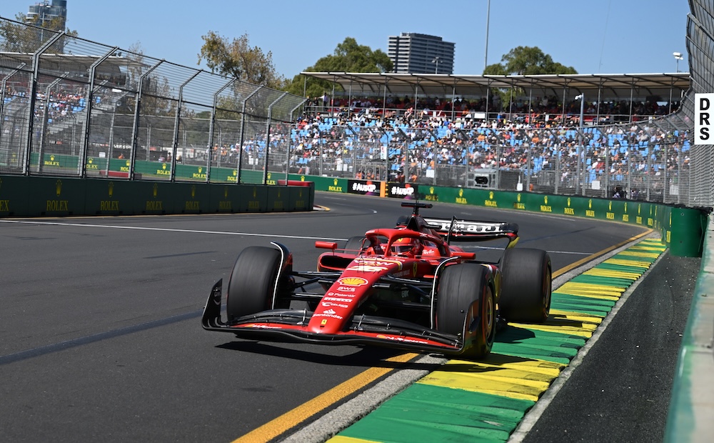 Leclerc leads second Australian GP practice