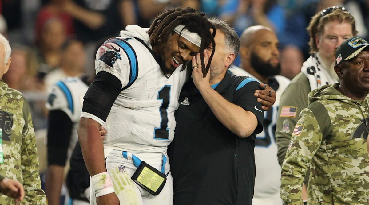Panthers great Cam Newton explains key difference between Ron Rivera and Matt Rhule