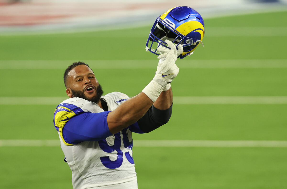 Aaron Donald is eligible for Hall of Fame in 2029, and he’s a first-ballot lock