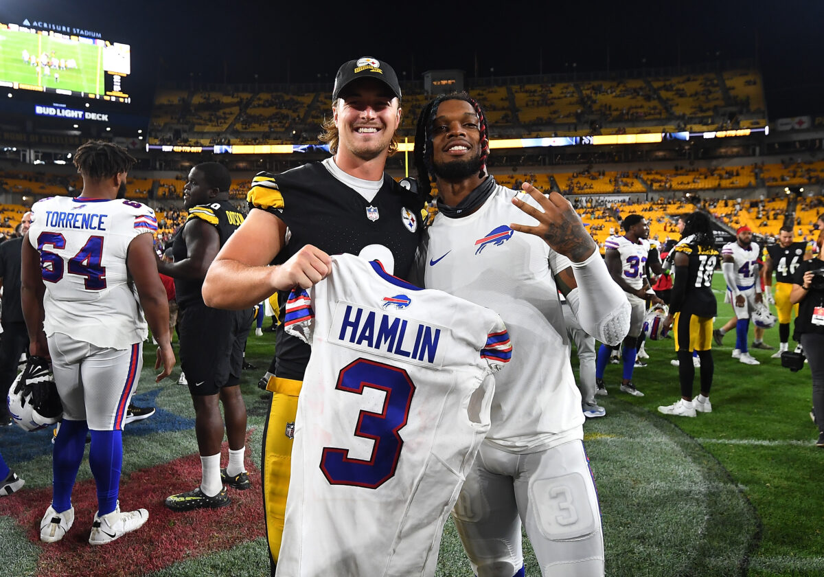 Bills’ Damar Hamlin wouldn’t mind closing career with childhood team, the Steelers