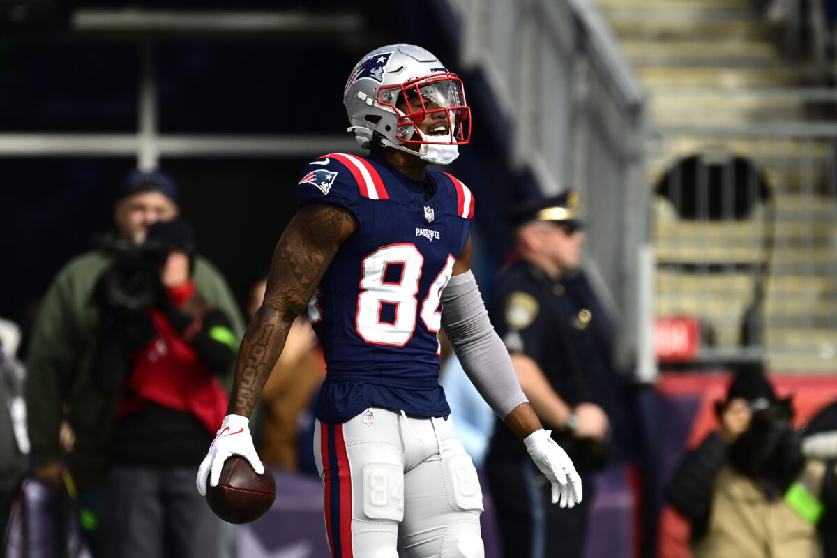 Kendrick Bourne posts first comments after re-signing with Patriots