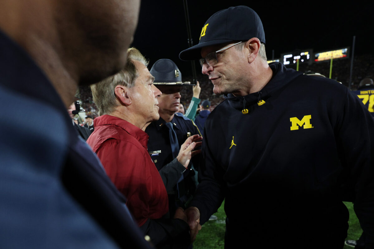 Nick Saban was ‘disappointed’ with how players reacted to Rose Bowl loss to Michigan