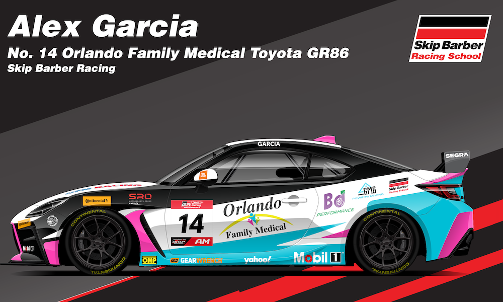 Garcia joins Skip Barber Racing for GR Cup North America